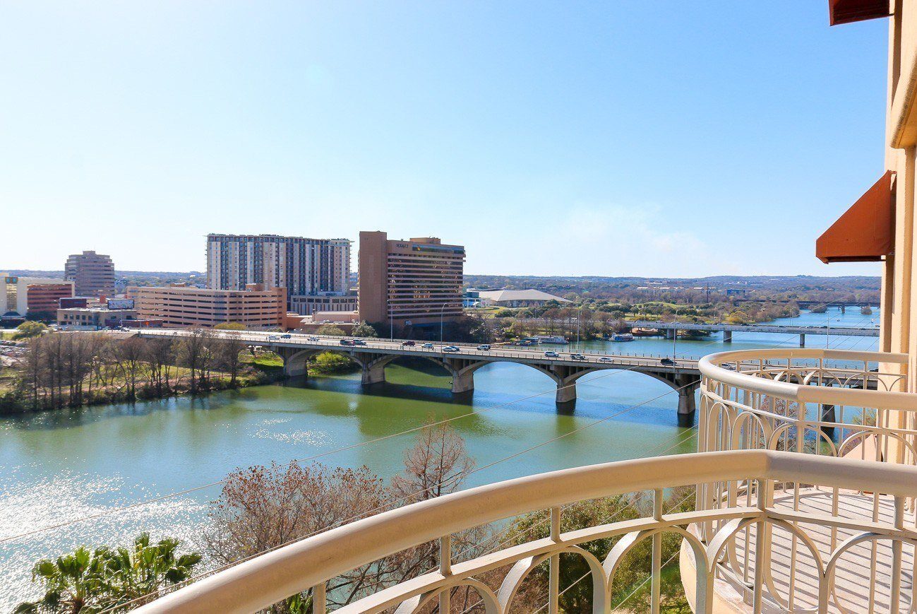 A lake-view room at the Four Seasons Hotel Austin