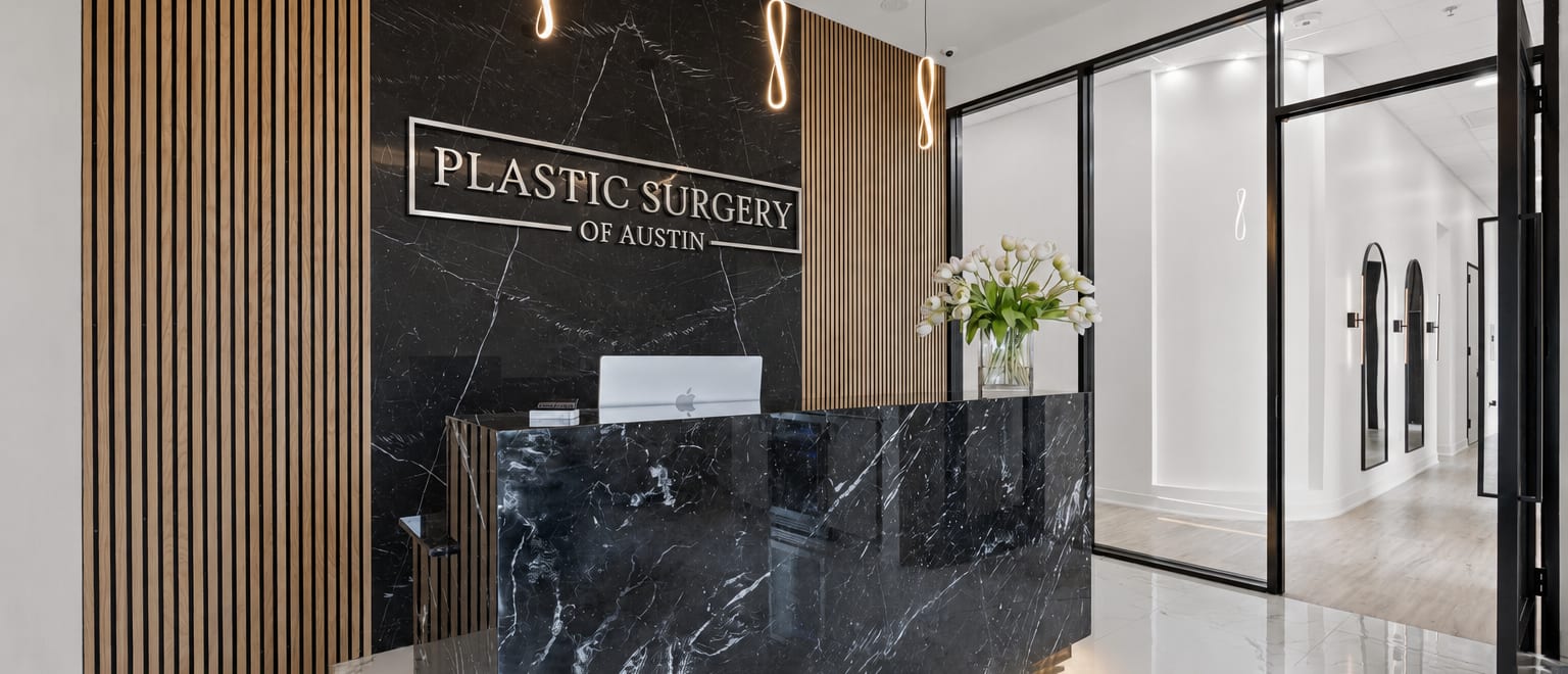 Consultation space at Plastic Surgery of Austin